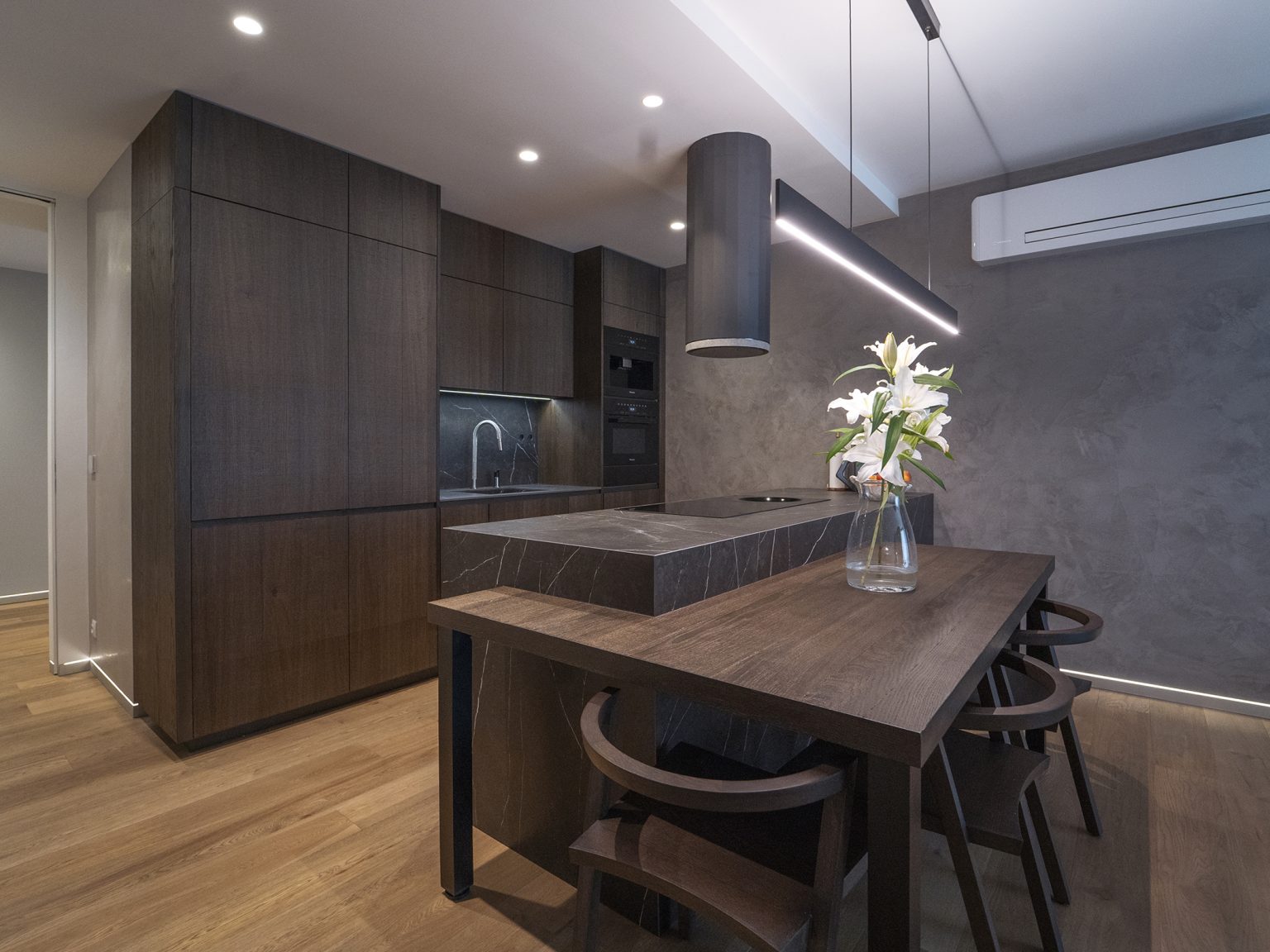 Realizace kuchyně gamadecor Dorint Praha a concept