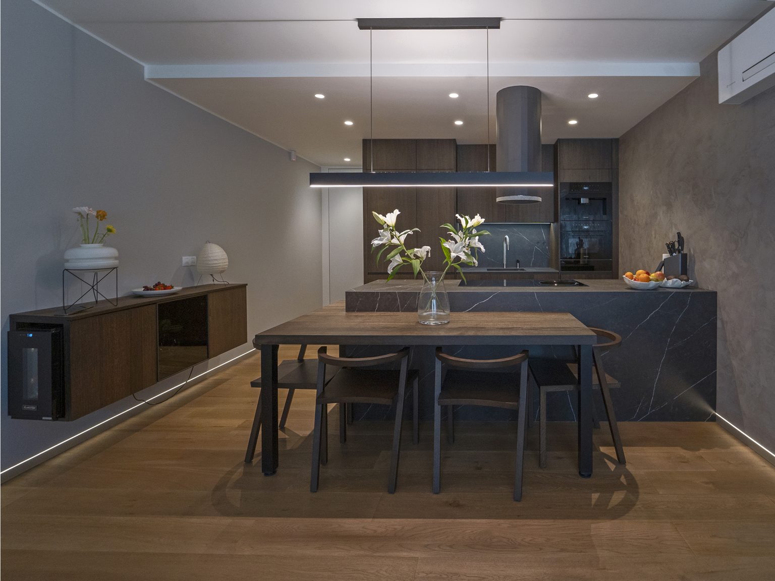 Realizace kuchyně gamadecor Dorint Praha a concept